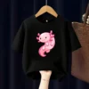 Axolotl Fish Kids T Shirt All Colour