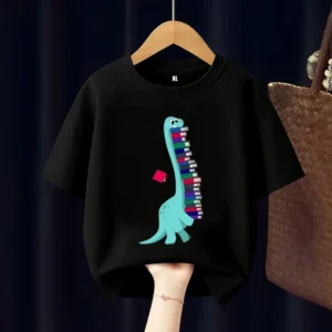 Dinosaur Book Kids T Shirt