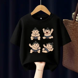 Japanese Sumo Kids T Shirt