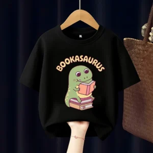 Dinosaur Book Kids T Shirt