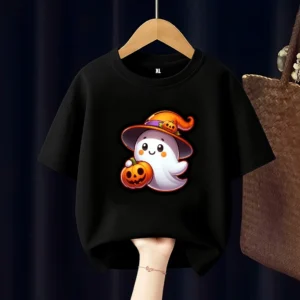 Halloween Pumpkin Kids T Shirt
