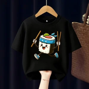 Kawaii Sushi Kids T Shirt