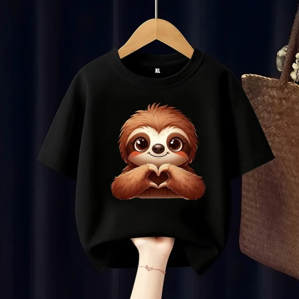 Cute Sloth Kids T Shirt