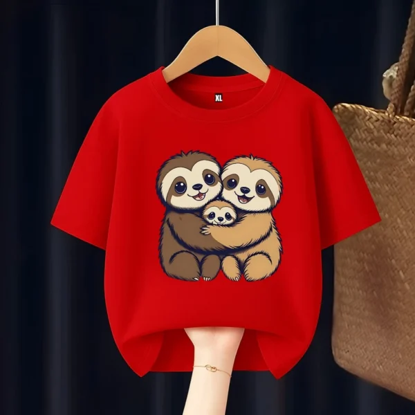 Cute Sloth Kids T Shirt