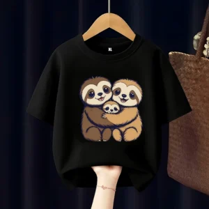 Cute Sloth Kids T Shirt