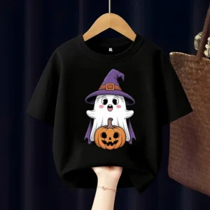 Halloween Pumpkin Kids T Shirt
