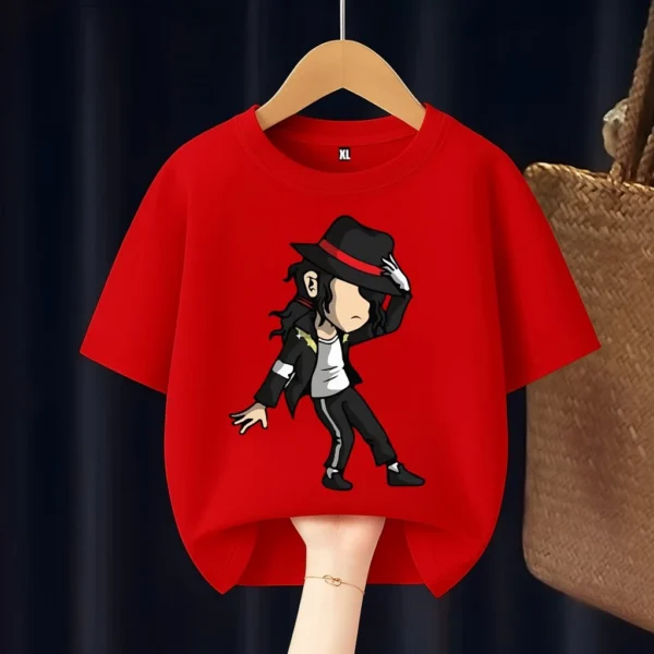 id-11134207-8224v-mgajccyrg4y753.webp Michael Jackson Cartoon Kids T-Shirt