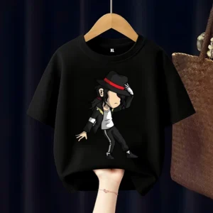 Michael Jackson Cartoon Kids T-Shirt