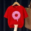 Cute Donut Kids T Shirt