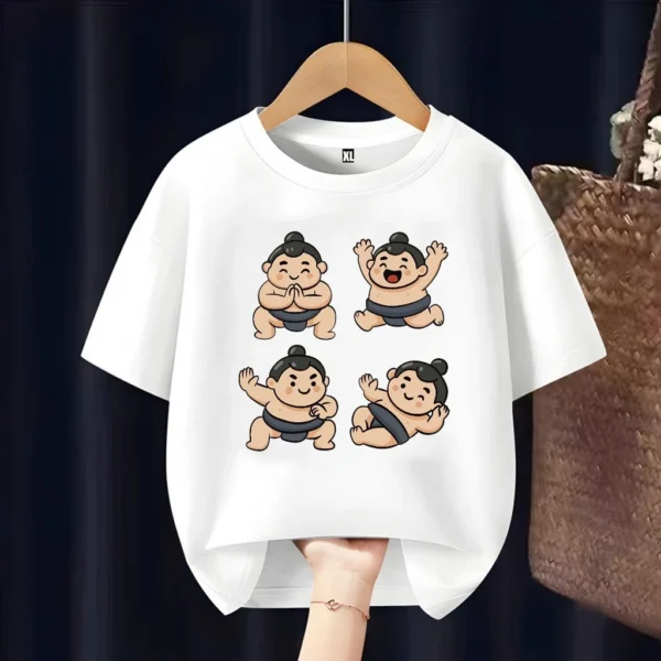 Japanese Sumo Kids T Shirt