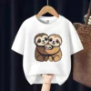 Cute Sloth Kids T Shirt