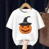 Halloween Pumpkin Kids T Shirt