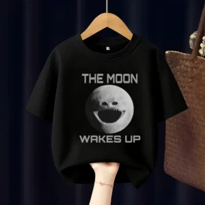 Moon Woke Up Kids T-Shirt