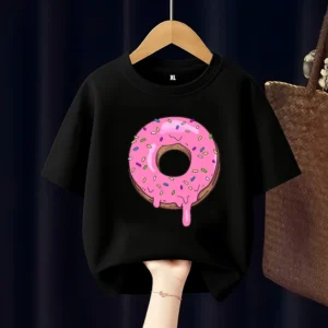 Cute Donut Kids T Shirt