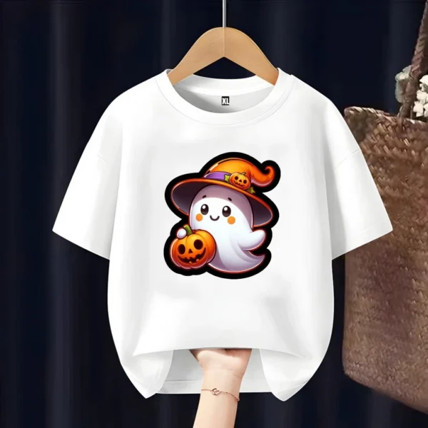Halloween Pumpkin Kids T Shirt