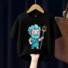 Poseidon Greek God Kids T Shirt