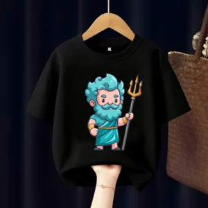 Poseidon Greek God Kids T Shirt